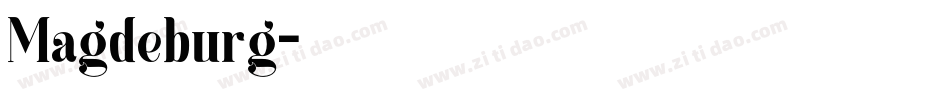 Magdeburg字体转换