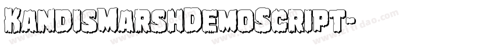 KandisMarshDemoScript字体转换