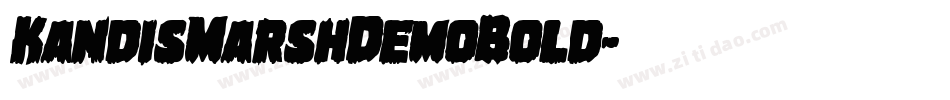 KandisMarshDemoBold字体转换