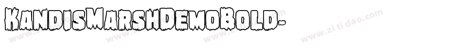 KandisMarshDemoBold字体转换