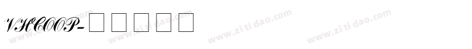 VHCOOP字体转换