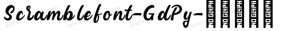 Scramblefont-GdPy字体转换