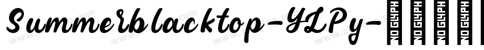 Summerblacktop-YLPy字体转换