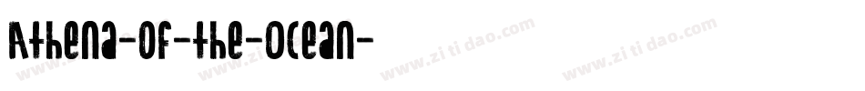 Athena-of-the-Ocean字体转换