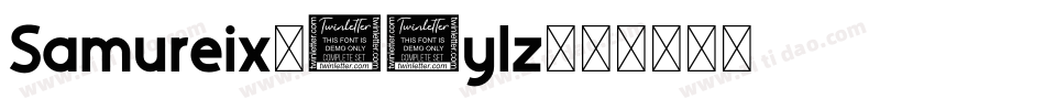Samureix-51ylz字体转换