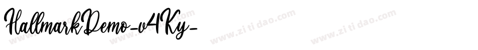 HallmarkDemo-v4Ky字体转换