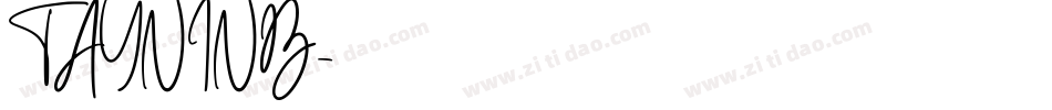 TAYNINB字体转换