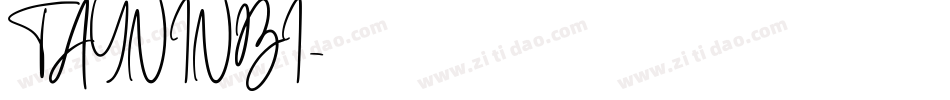 TAYNINBI字体转换