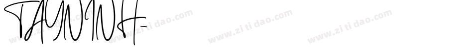 TAYNINH字体转换