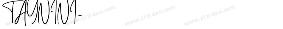 TAYNINI字体转换