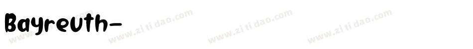 Bayreuth字体转换