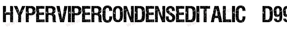 HyperViperCondensedItalic-d99Vx字体转换