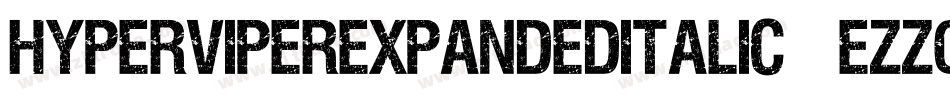 HyperViperExpandedItalic-eZZOn字体转换