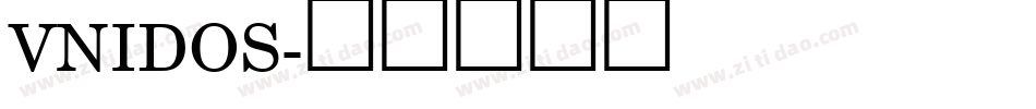 VNIDOS字体转换