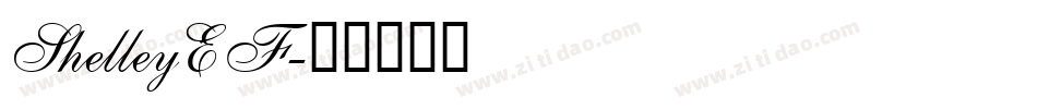 ShelleyEF字体转换