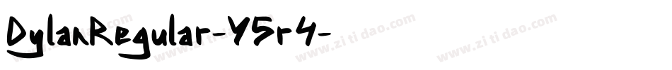 DylanRegular-Y5r4字体转换