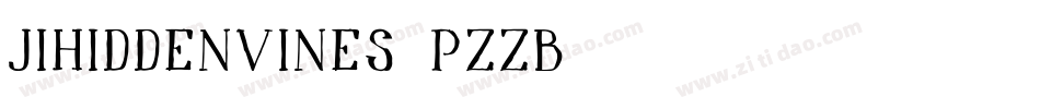 JiHiddenVines-PZZB字体转换