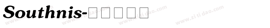 Southnis字体转换