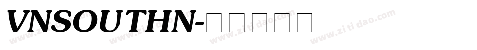 VNSOUTHN字体转换