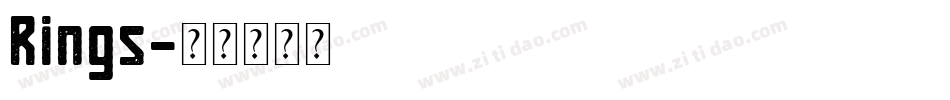 Rings字体转换