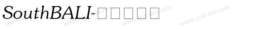 SouthBALI字体转换