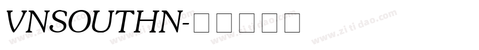 VNSOUTHN字体转换