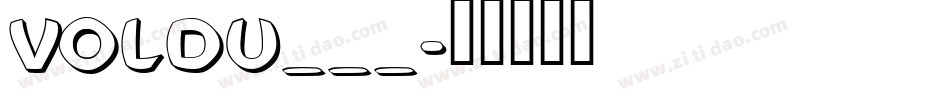 VOLDU___字体转换