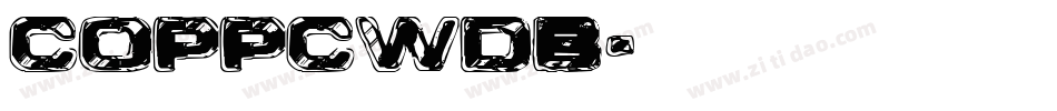 COPPCWDB字体转换