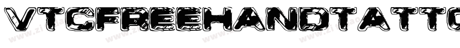 VtcFreehandtattooone-5WoG字体转换