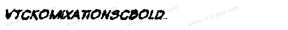 VTCKomixationSCBold字体转换