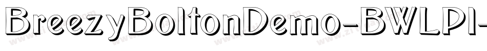 BreezyBoltonDemo-BWLPl字体转换