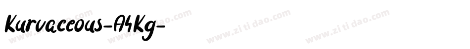 Kurvaceous-A4Kg字体转换