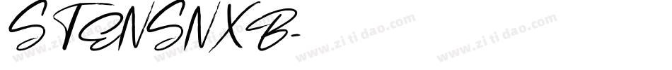 STENSNXB字体转换