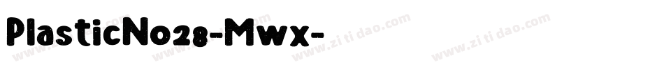 PlasticNo28-Mwx字体转换