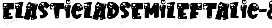 ElasticLadSemiLeftalic-8MZvn字体转换
