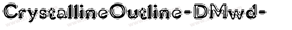 CrystallineOutline-DMwd字体转换