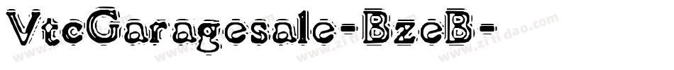 VtcGaragesale-BzeB字体转换