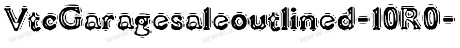 VtcGaragesaleoutlined-10R0字体转换