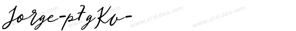 Jorge-p7gKv字体转换