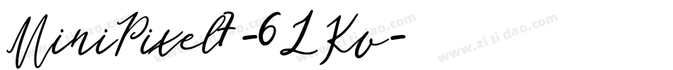 MiniPixel7-6LKv字体转换