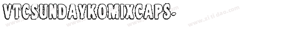 VTCSundaykomixcaps字体转换