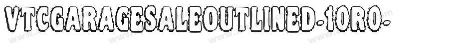 VtcGaragesaleoutlined-10R0字体转换
