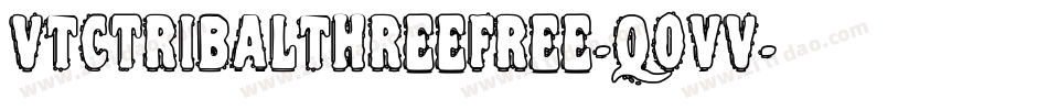 VtcTribalthreefree-q0vV字体转换