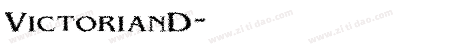 VictorianD字体转换