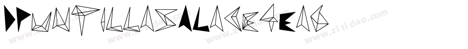 DPuntillasALace-4Ea6字体转换