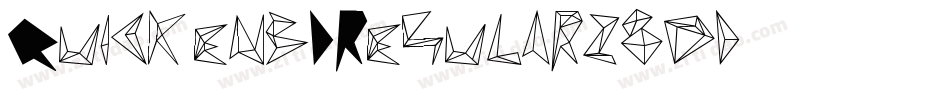 Quicken3DRegular-280d字体转换