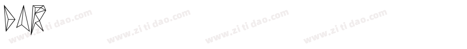 纯棉dar字体转换