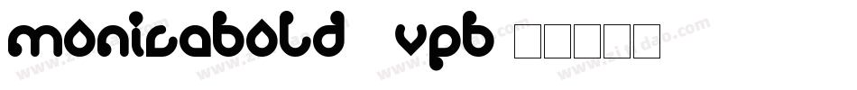 MonicaBold-1vpB字体转换