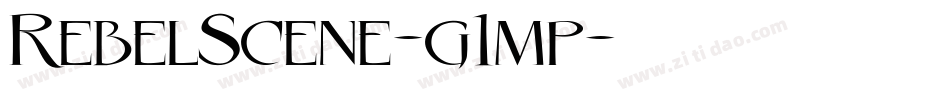 RebelScene-g1mp字体转换