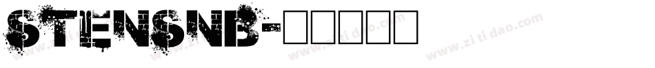 STENSNB字体转换